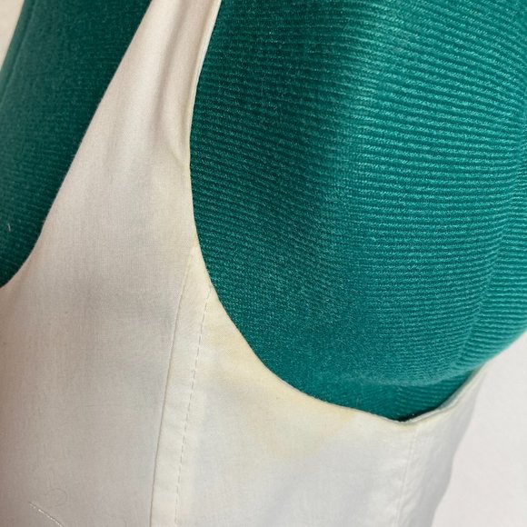 Banana Republic White Sleeveless Button Front A-Line Dress sz 0 - Picture 10 of 14